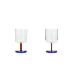 Glas 31,5cl op voet Bobbie - set/2