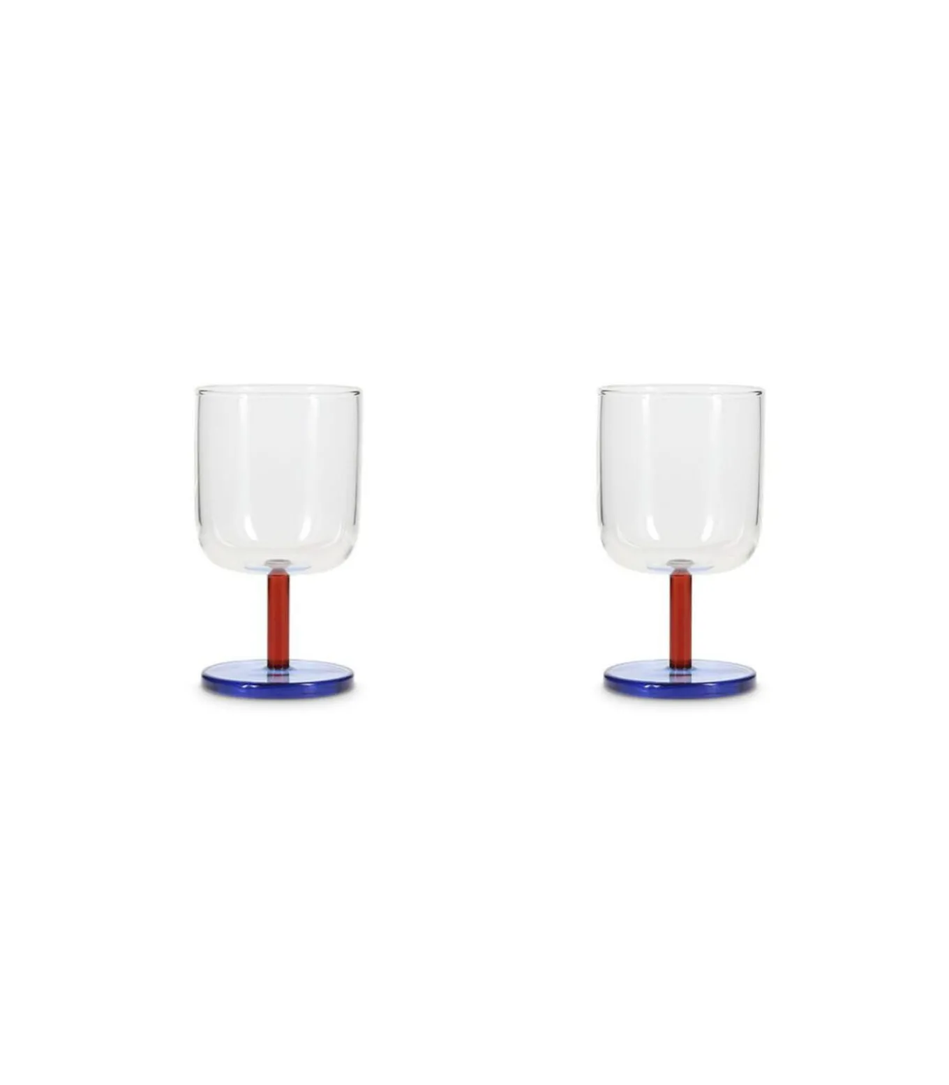 Glas 31,5cl op voet Bobbie - set/2
