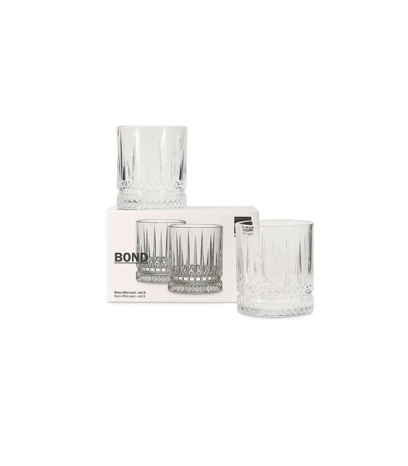 Glas 36cl royal Bond - set/2