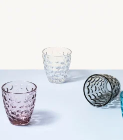 Glas 22cl roze Bubble - set/4