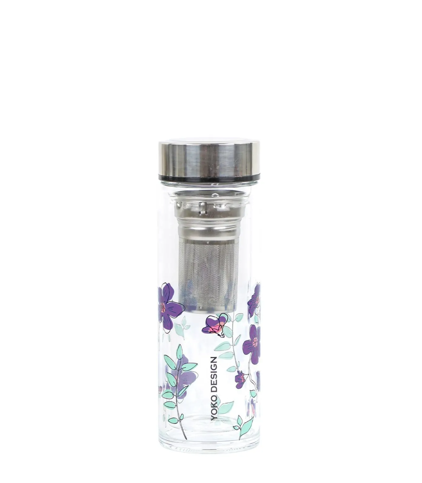 Glazen Theepot 350 ml "par'tea" paars