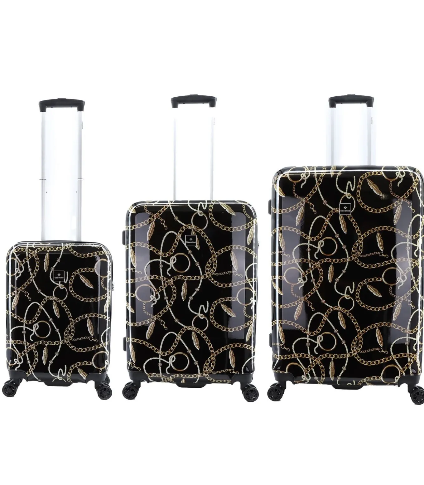 Golden Age Reiskofferset 55/67/76 cm (S/M/L) 8 wielen