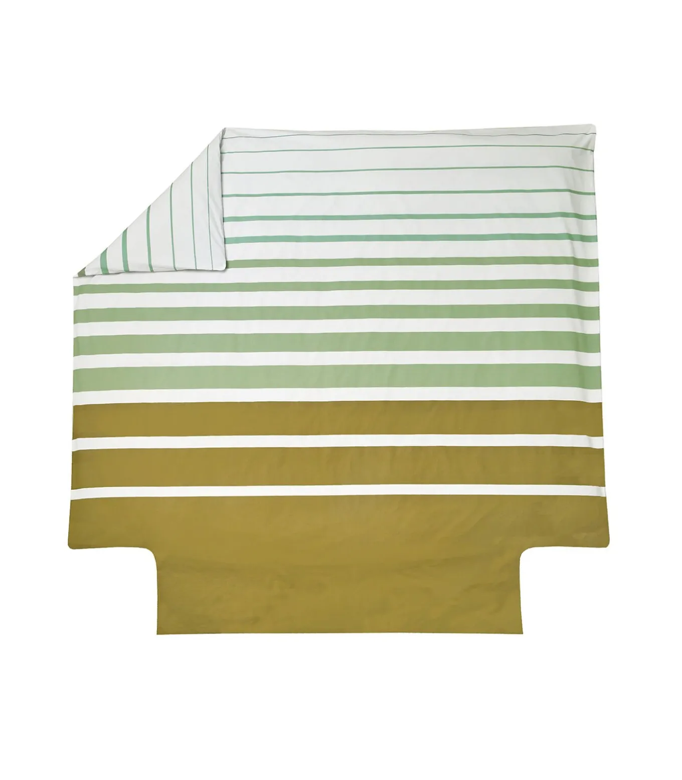 GRAND LARGE Kaki - Dekbedovertrek Perkaal Katoen