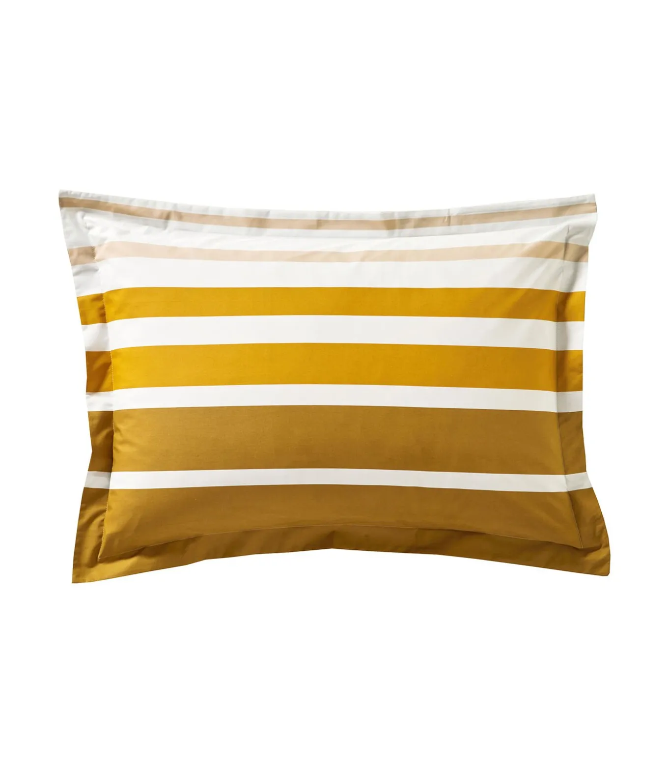 GRAND LARGE Ocre - Kussensloop Perkaal katoen