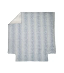 GRAVITY Bleu Céleste - Dekbedovertrek Satijn Katoen