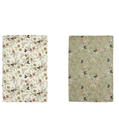 Grenades - Set van 2 theedoeken in halflinnen