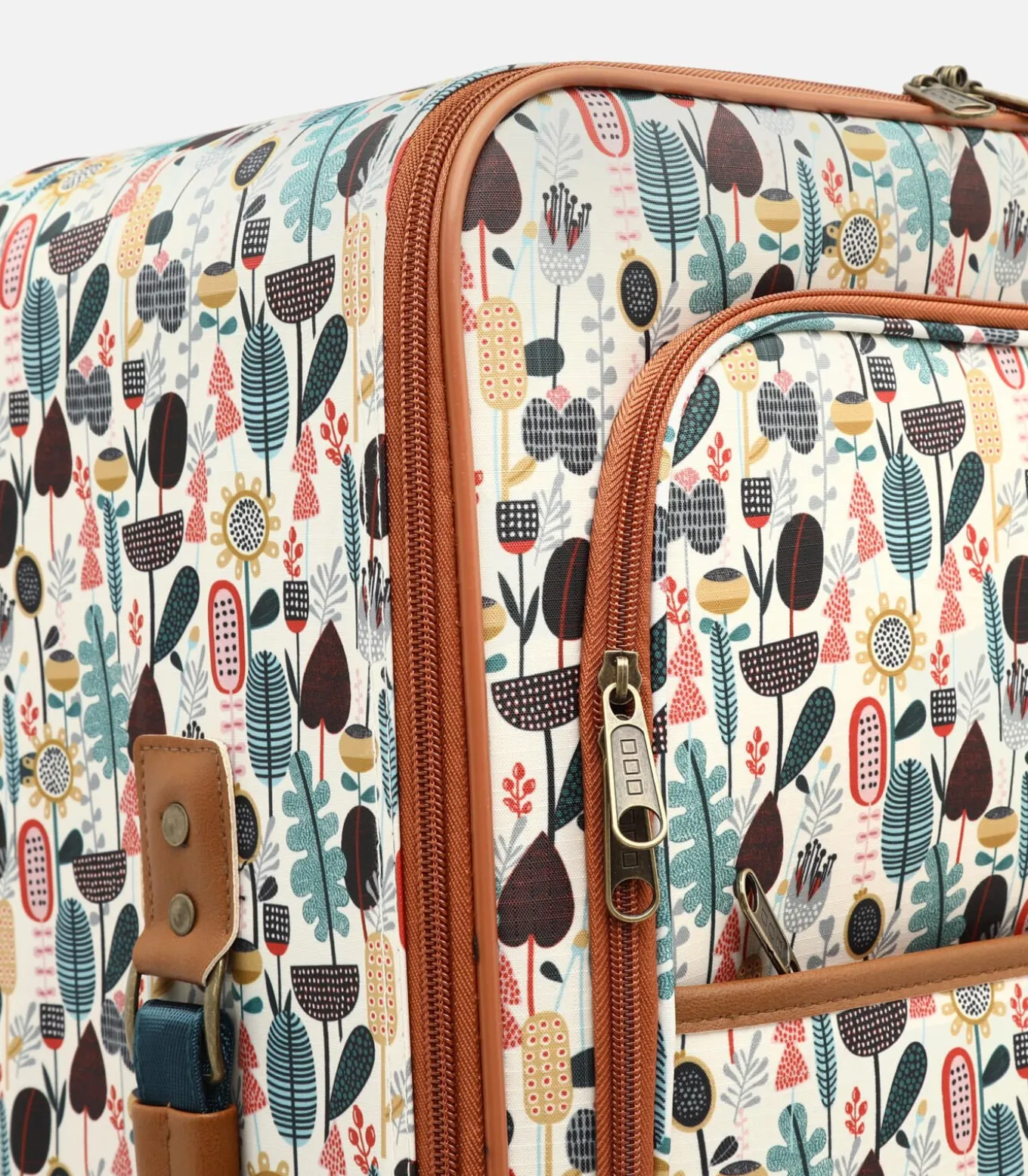 Grote koffer Unisex Bosque Veelkleurig