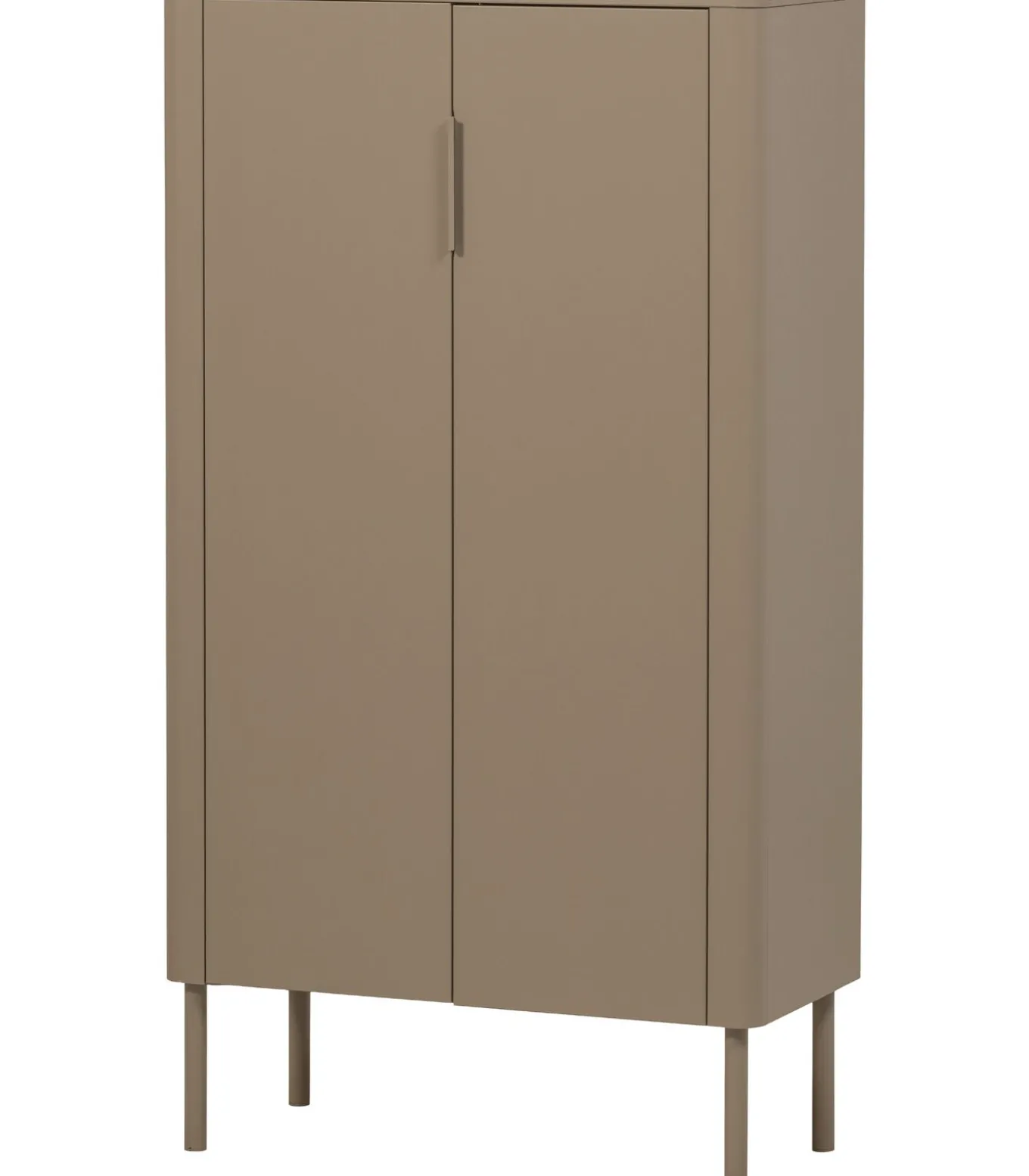 Gunnar 2-Deurs Kast - Grenen - Mud -135x85x39