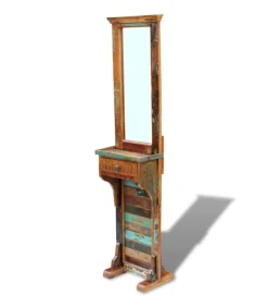 Halspiegel 47x23x180 cm massief gerecycled hout