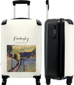Handbagage Koffer met 4 wielen en TSA slot (Kunst - Modern - Kandinsky - Kleur)