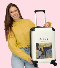 Handbagage Koffer met 4 wielen en TSA slot (Kunst - Modern - Kandinsky - Kleur)