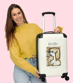 Handbagage Koffer met 4 wielen en TSA slot (Kunst - Abstract - Paul Klee - Vintage)