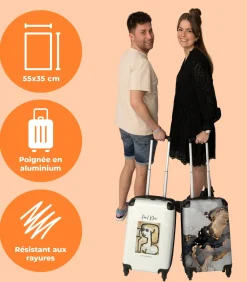 Handbagage Koffer met 4 wielen en TSA slot (Kunst - Abstract - Paul Klee - Vintage)