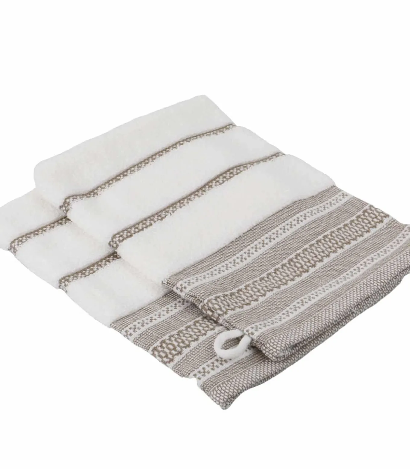 Handdoek in katoenen badstof