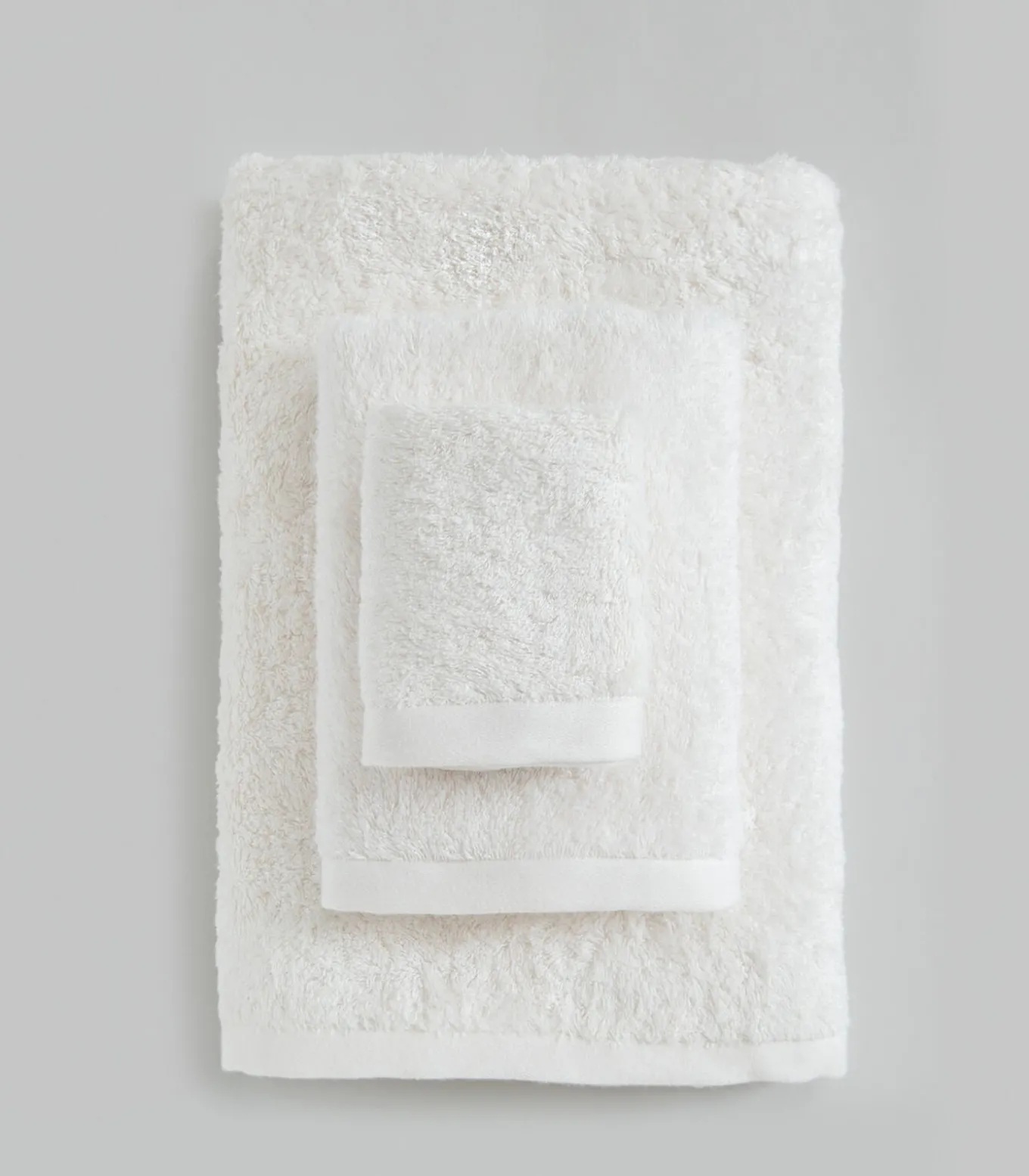 Handdoek Solid 30x50 cm Ecru