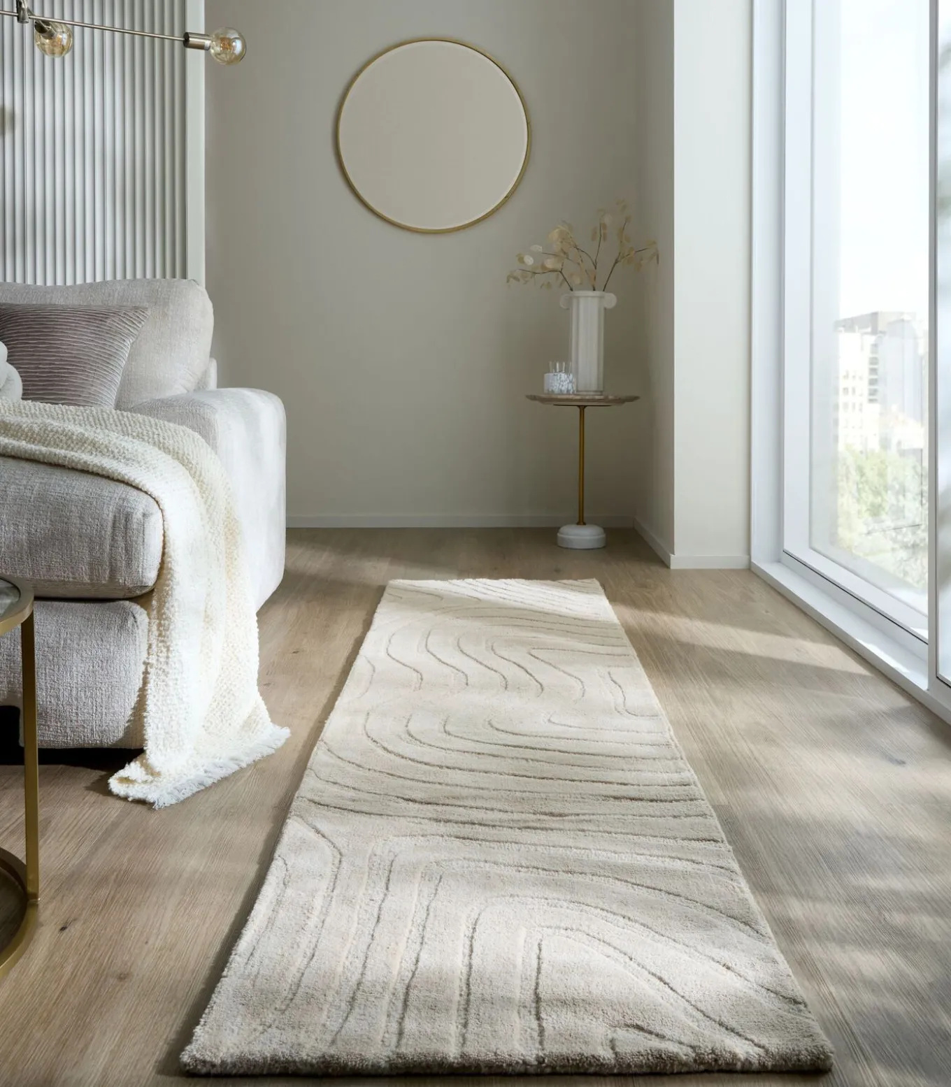 Handgetuft puur wollen tapijt ALLAY