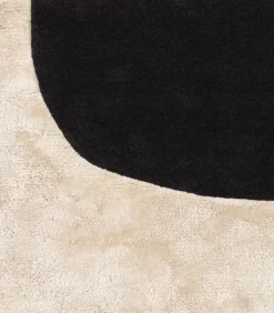 Handgetuft wollen tapijt MOKA