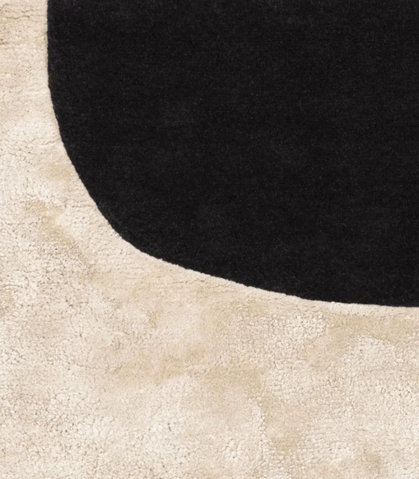 Handgetuft wollen tapijt MOKA