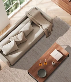 Handgeweven jute woonkamer- en slaapkamerkleed BELLO