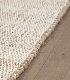 Handgeweven jute woonkamer- en slaapkamerkleed BELLO