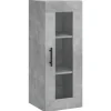 Hangkast 34,5x34x90 cm betongrijs