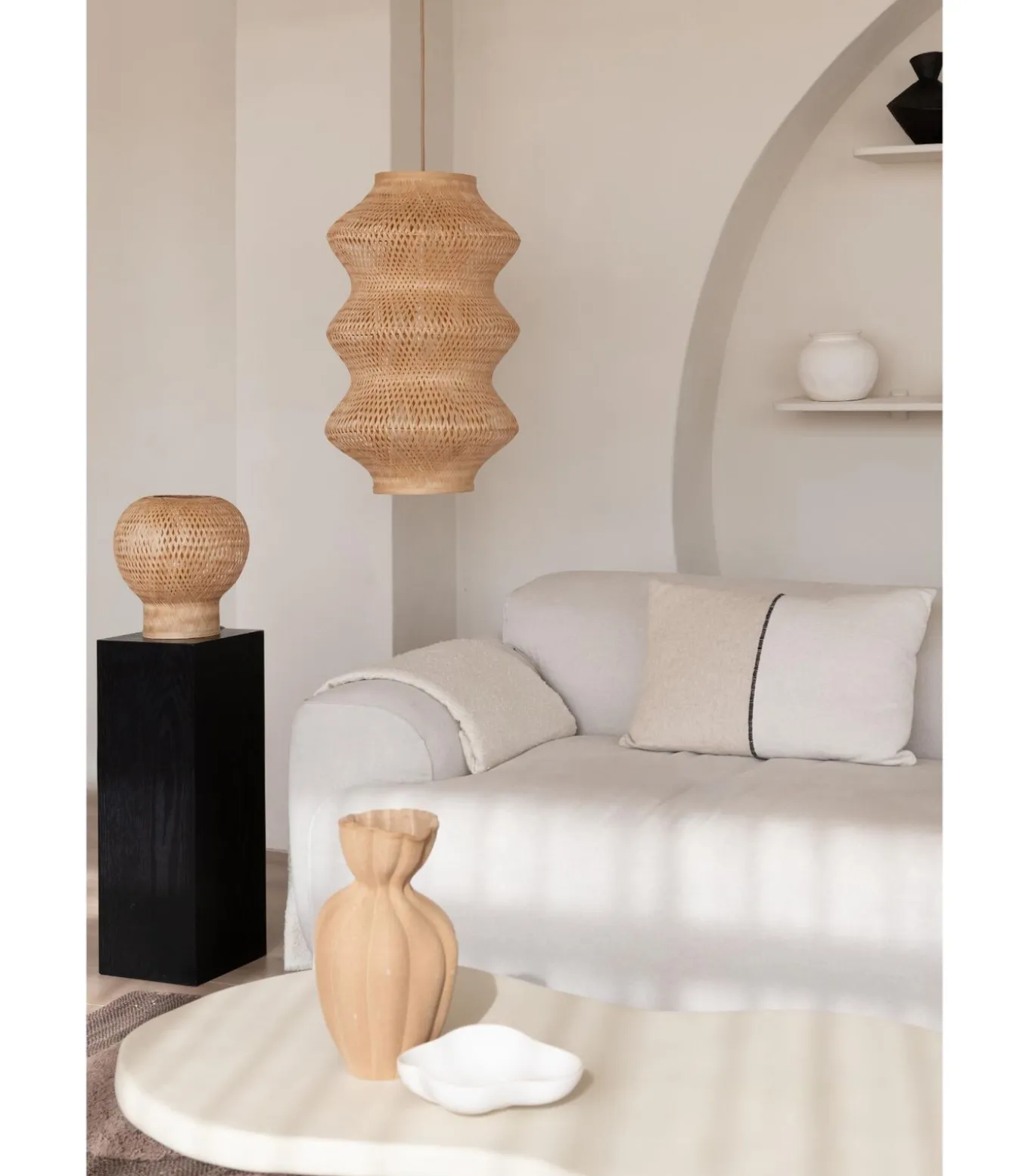 Hanglamp Barbados - Naturel - Ø40cm