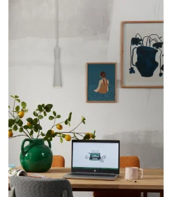 Hanglamp Bordeaux - Grijs - 6x6x26cm