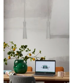 Hanglamp Bordeaux - Grijs - 6x6x26cm