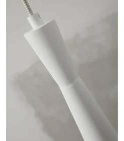 Hanglamp Bordeaux - Wit - 6x6x26cm