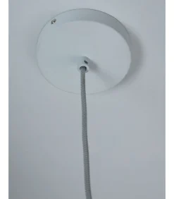 Hanglamp Bordeaux - Wit - 6x6x26cm