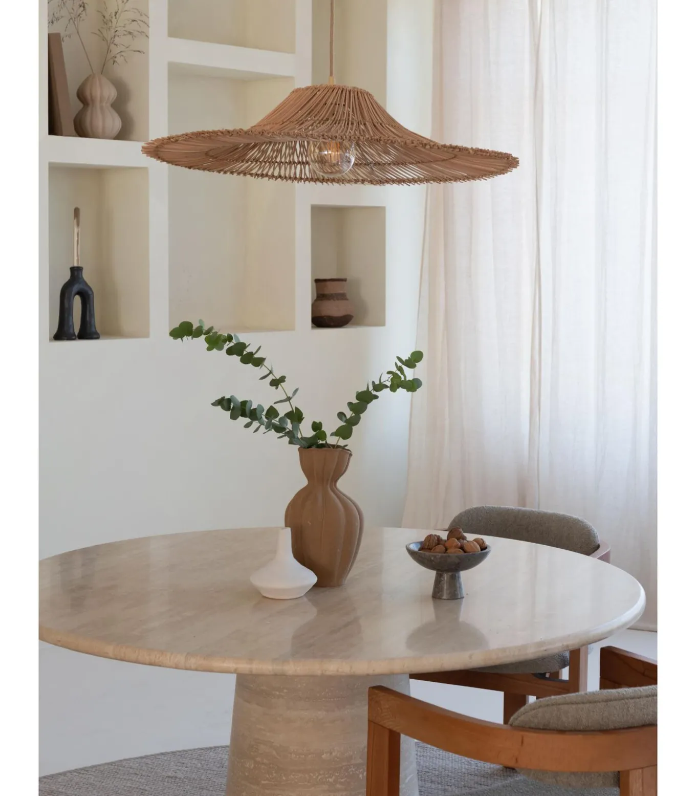 Hanglamp Cancun - Naturel - Ø53cm
