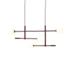 Hanglamp Copenhagen - Rood - 97x13x215cm
