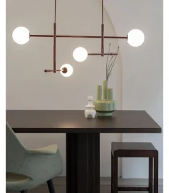 Hanglamp Copenhagen - Rood - 97x13x215cm