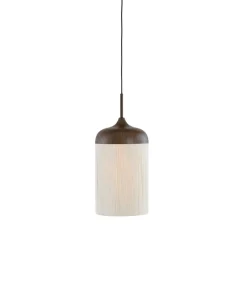 Hanglamp Dania - Bruin/Crème - Ø16cm
