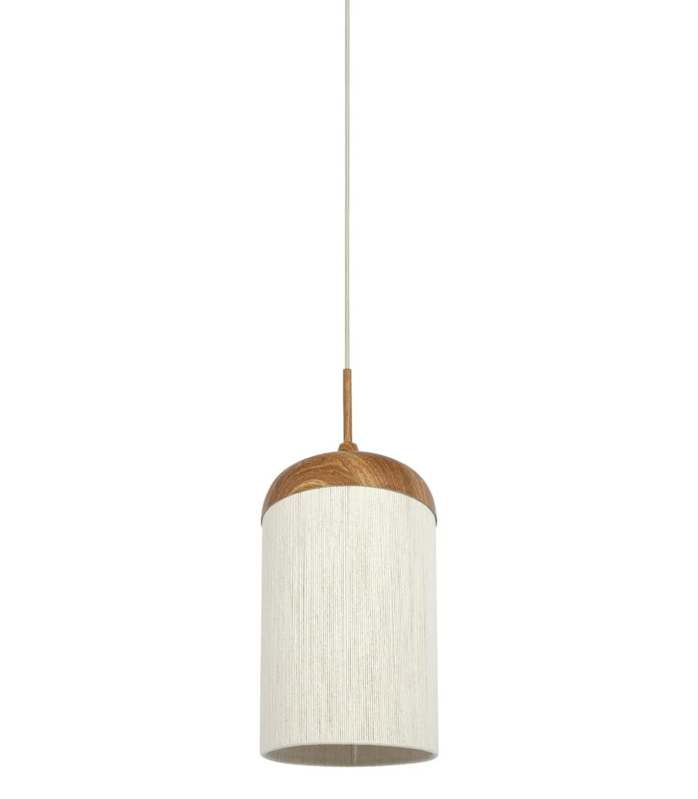 Hanglamp Dania - Naturel/Crème - Ø27.5x52cm