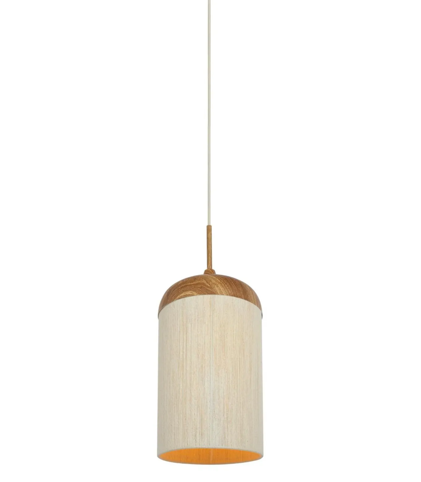 Hanglamp Dania - Naturel/Crème - Ø27.5x52cm
