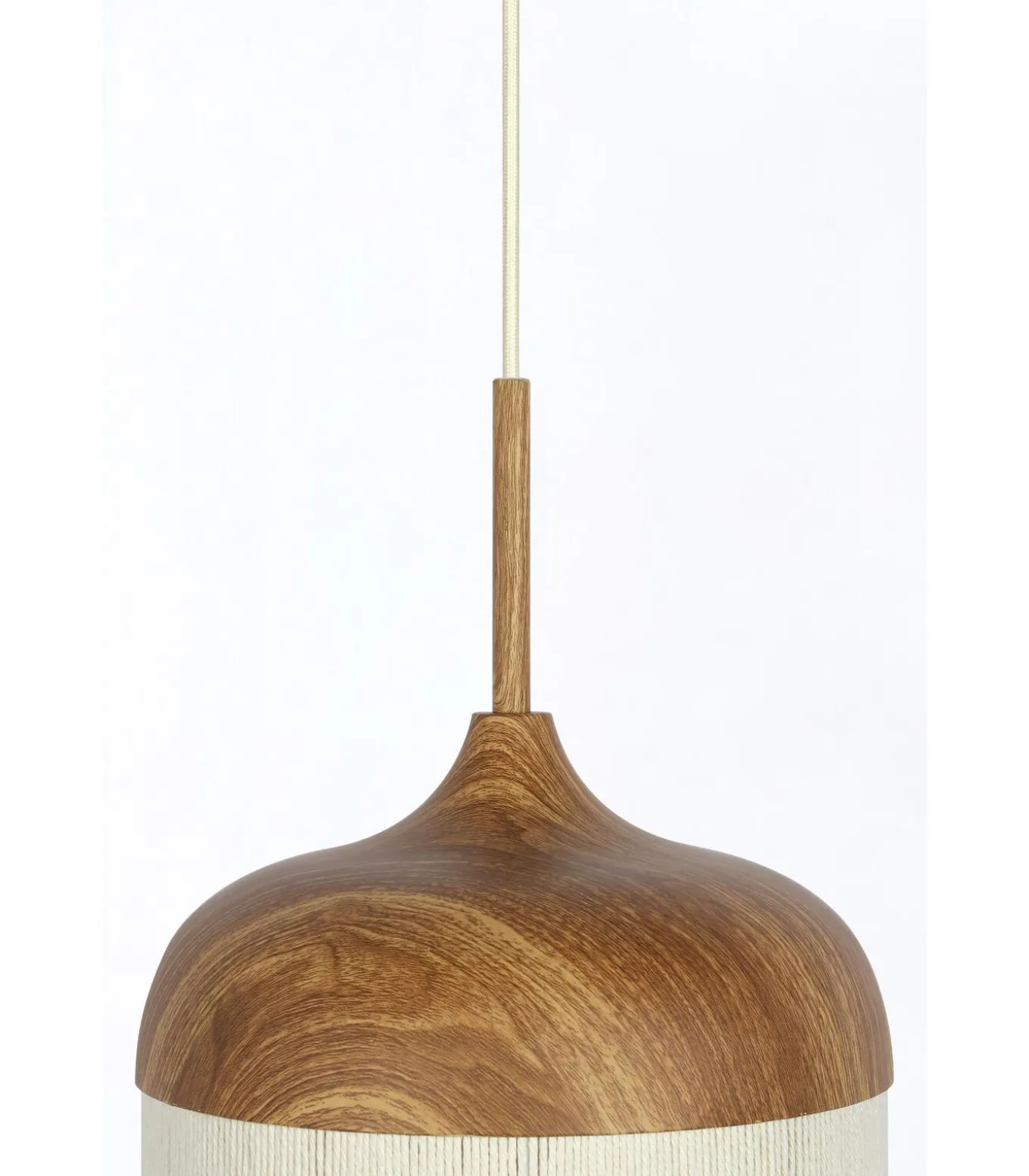 Hanglamp Dania - Naturel/Crème - Ø27.5x52cm