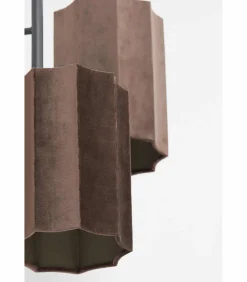 Hanglamp Edisa - Bruin - Ø48cm