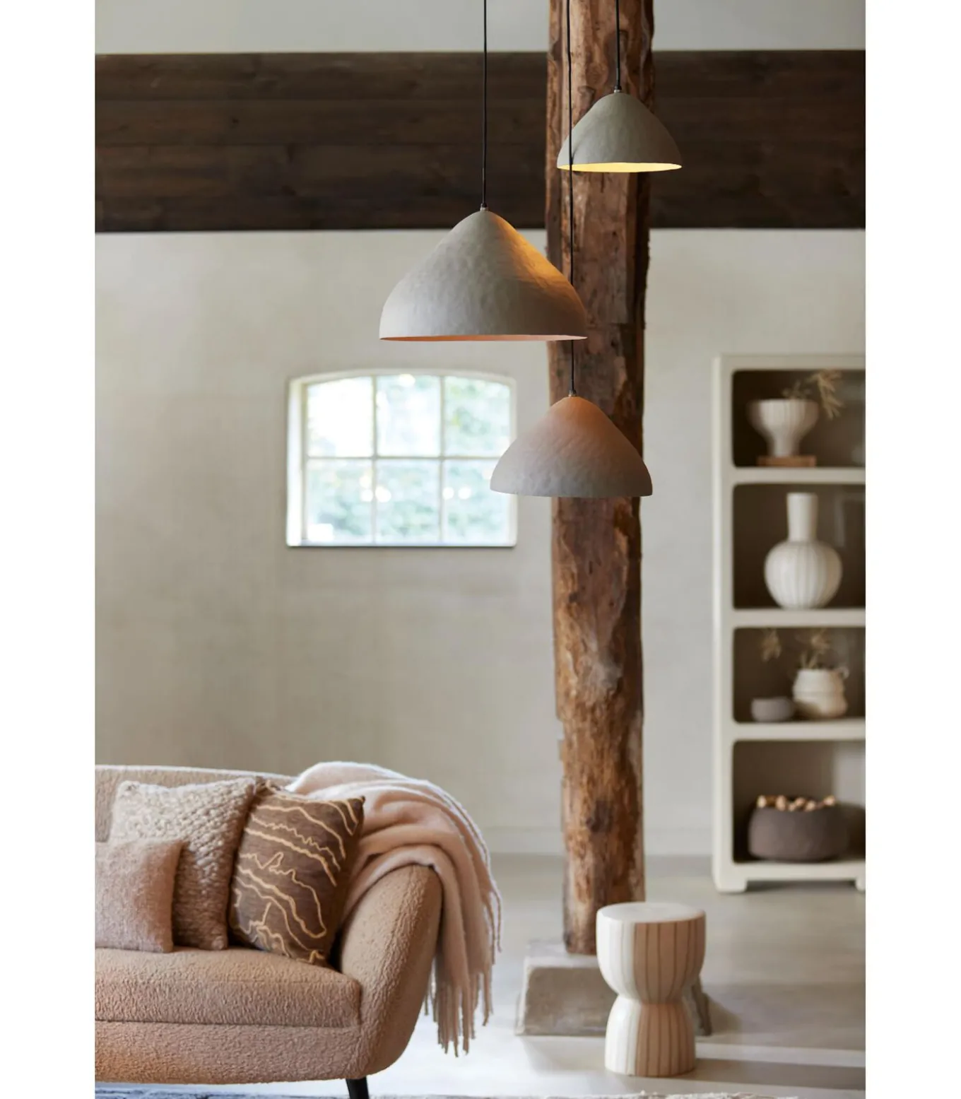 Hanglamp Elimo - Grijs - Ø40cm