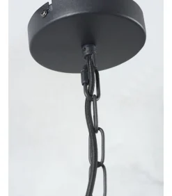 Hanglamp Florence - Zwart - 19x19x52cm
