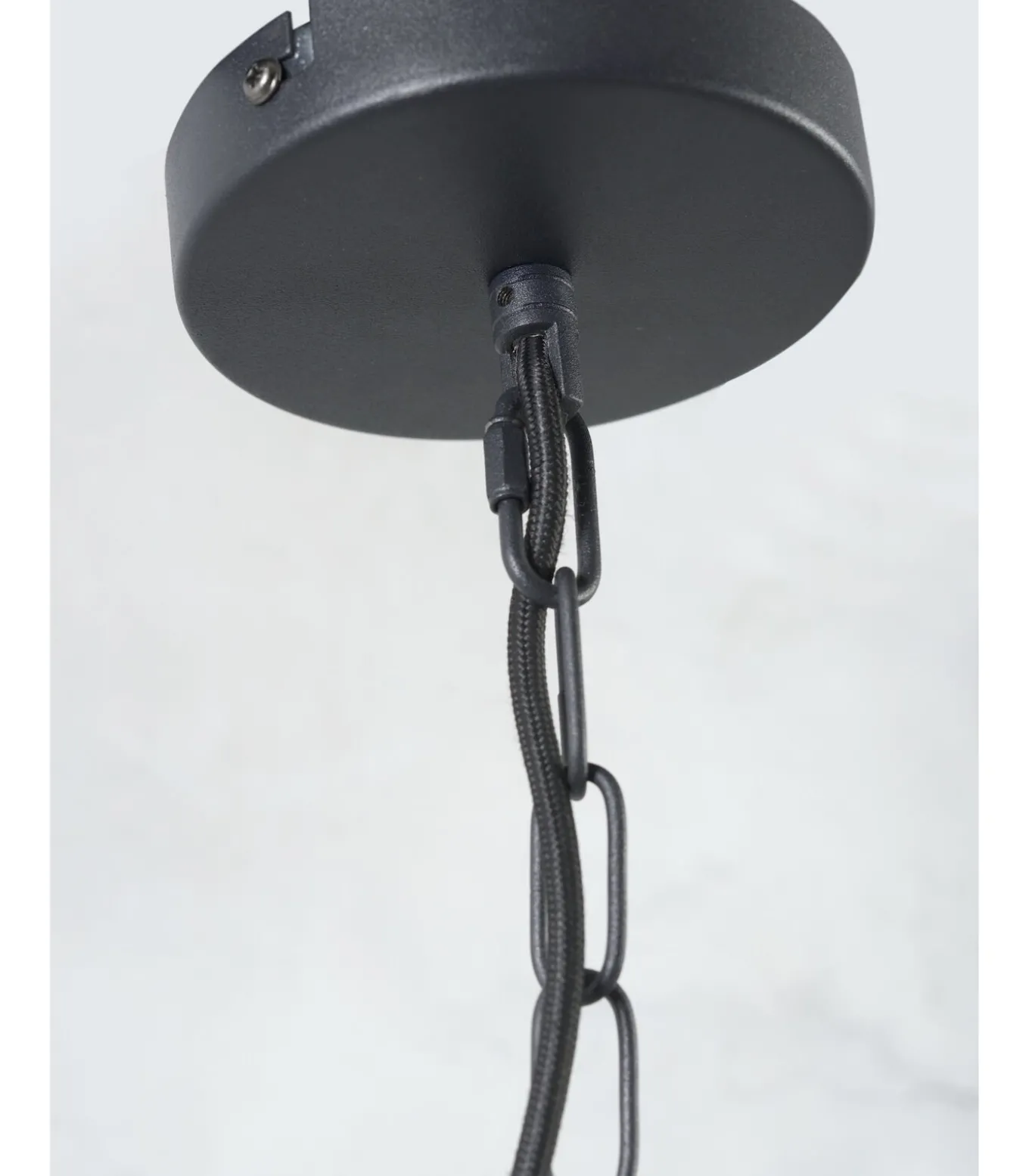 Hanglamp Florence - Zwart - 19x19x52cm