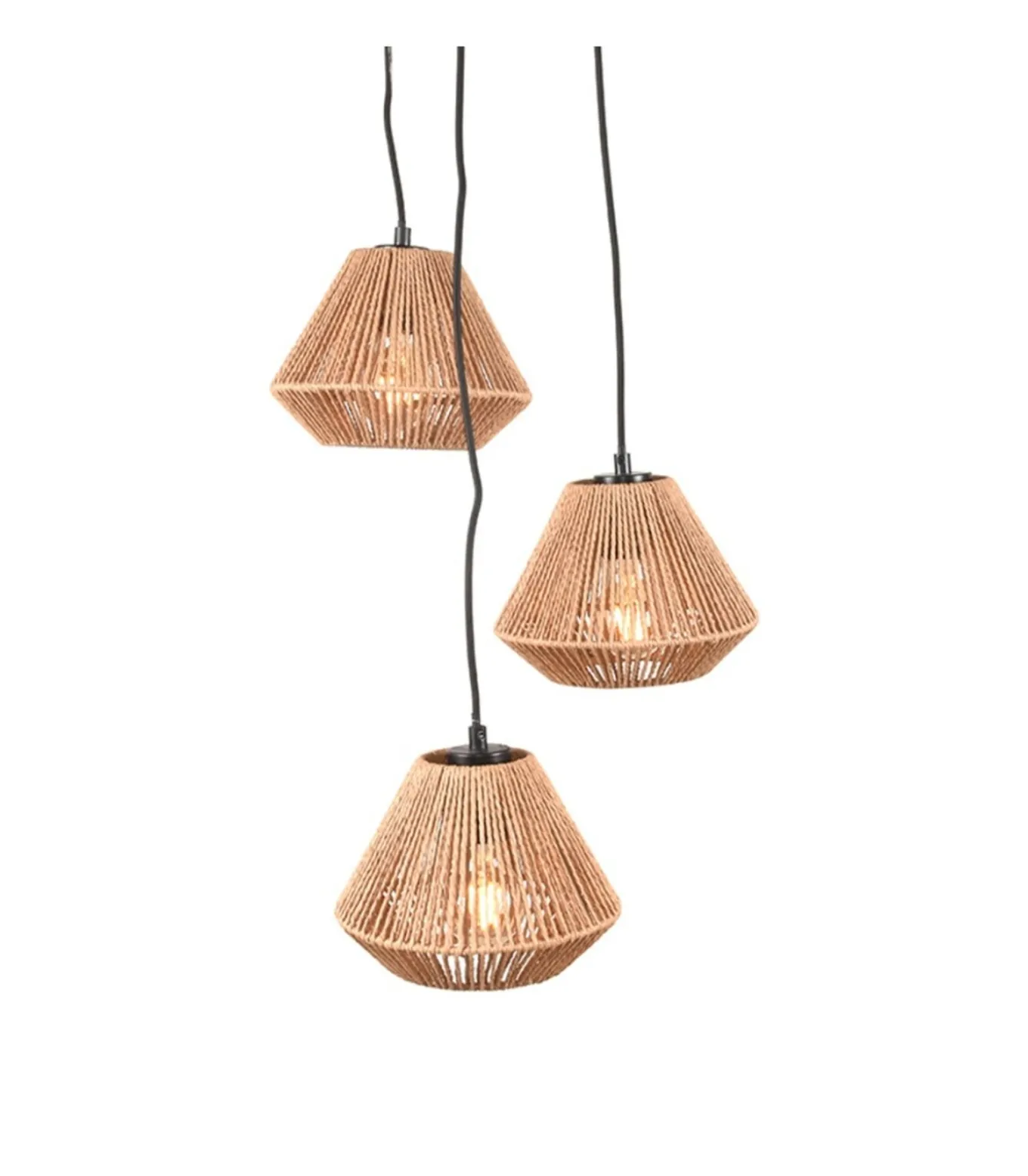 Hanglamp Ibiza Diamond 3-Lichts 30x30x150 cm
