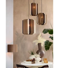 Hanglamp Kozana - Donkerbruin - Ø48cm