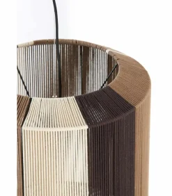 Hanglamp Kozana - Donkerbruin - Ø48cm