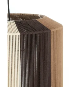 Hanglamp Kozana - Donkerbruin - Ø48cm