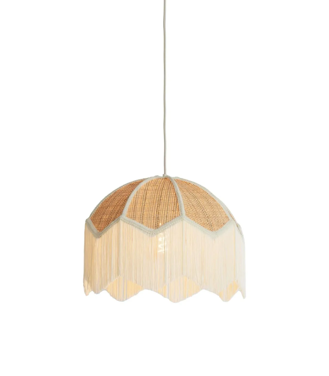 Hanglamp Malacia - Lichtbruin - Ø40cm