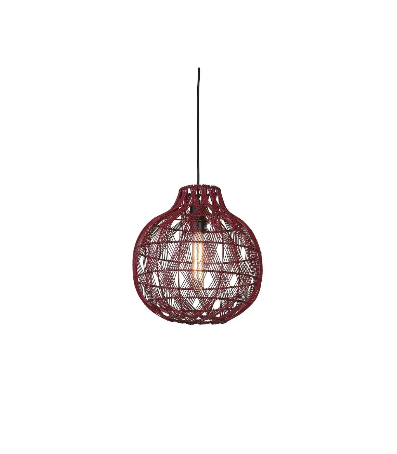 Hanglamp Mendoza - Bordeaux - Ø35cm