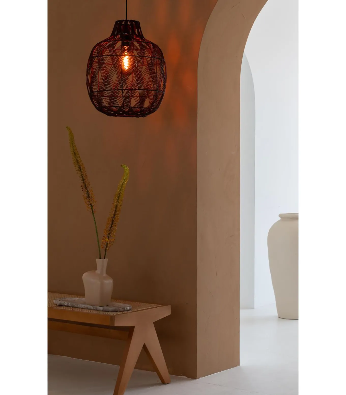 Hanglamp Mendoza - Bordeaux - Ø40cm