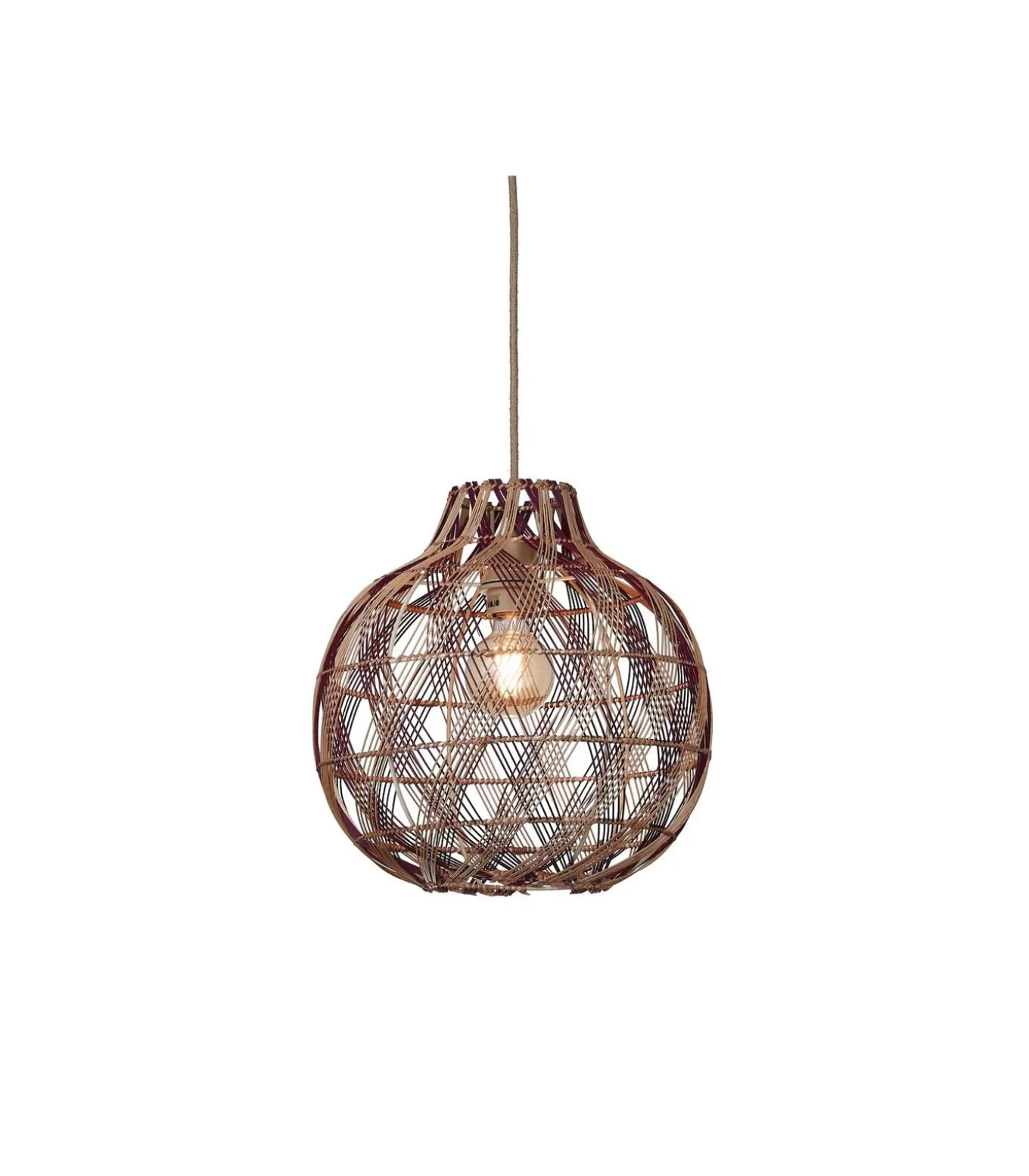 Hanglamp Mendoza - Naturel - Ø35cm