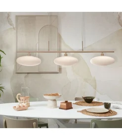 Hanglamp Sapporo - Wit - 115x29x23cm